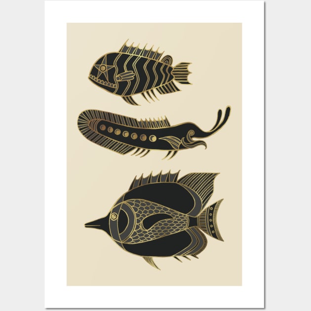 Fantastical Fish Wall Art by Olooriel